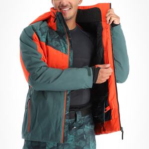 Chaqueta de Esquí Impermeable para Hombre, Diseño de Paneles Personalizado de Alta Calidad, Chaqueta Aislante para Snowboard con Capucha, Chaqueta de Esquí para Mujer - Product Image 6