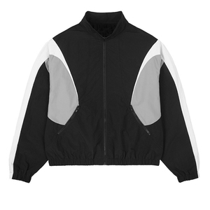 Custom 100% Nylon Tracksuit Wind Breaker <b>Zip</b> up Hoodie and <b>Shorts</b> Set Plain Windbreaker <b>Short</b> Set Men Windbreaker Tracksuit Set - Product Image 6