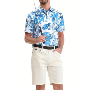 Ropa de calle Polo sólido para hombre Polo deportivo de algodón Camisetas para hombre Camiseta de golf de alta calidad para hombre - Product Image 3