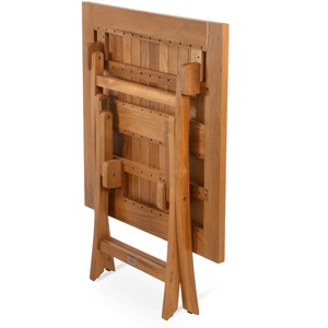 square <b>table</b> garden teak <b>wood</b> outdoor aqm7889 - Product Image 4