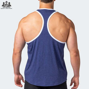 Débardeur de sport décontracté pour homme, musculation, coupe ajustée, sans manches, respirant, séchage rapide, design personnalisé, usine OEM, logo personnalisé - Product Image 2