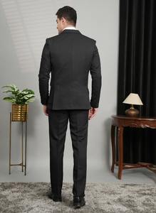 Costume Homme Noir de Qualité Supérieure 5 Pièces Coupe Slim Smoking pour Mariage Marié Affaires Formelle et Tenue de Bureau Disponible à la Vente - Product Image 6