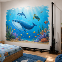 Impresora de Pared Independiente con Función de Mezcla de Tinta Blanca, Pantalla Integrada, Creador de Murales Verticales 3D