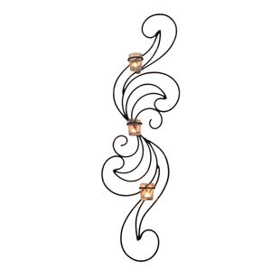 Vente en gros de bougeoirs en métal de qualité créative, photophore, scones muraux décoratifs d'intérieur, prix raisonnable pour Noël - Product Image 1