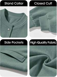 Venta al por mayor de alta calidad, chaquetas universitarias para mujer, chaqueta de invierno bordada personalizada, abrigo para exteriores, chaqueta de béisbol de invierno informal para hombre - Product Image 3