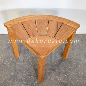 Shaving Stool 4 Legs with <b>Rubber</b> <b>Feet</b>, Wooden Shaving Stool, Waterproof Wooden Stools - Fully Assembled - Product Image 3