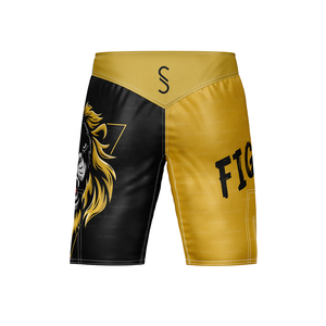 กางเกงขาสั้นสำหรับผู้ชายสำหรับฝึกซ้อมมวยและยิมพิมพ์ลายโลโก้ตามสั่ง - Product Image 4