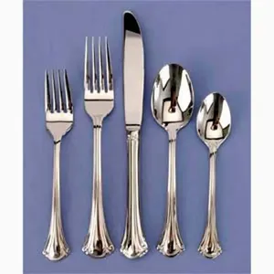 Ensemble de couverts en acier inoxydable au design le plus récent, parfait pour les repas à la maison et les événements de mariage, vaisselle élégante pour les occasions spéciales - Product Image 1