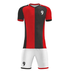 Ensemble de maillots de football unisexes personnalisables pour adultes, vêtements de sport de football, y compris des maillots d'entraînement, uniforme d'équipe, impression par sublimation à 100% - Product Image 2