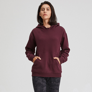 Ropa de calle con logotipo personalizado sudadera térmica extragrande en blanco de algodón y poliéster de felpa francesa para mujer ropa de calle informal - Product Image 3