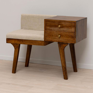 Mobilier moderne en bois de teck massif personnalisé Chaises et armoires simples avec tiroirs de rangement - Product Image 4