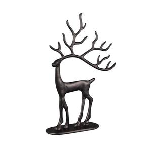 Metal <b>Cake</b> Stand with Glass Dome Reindeer Design on Top Designer <b>Cake</b> Stand for Birthday Party <b>Decoration</b> - Product Image 3
