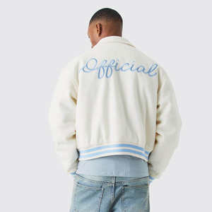 Veste de baseball pour homme, légère, best-seller, fabrication pakistanaise 2025, logo brodé personnalisé - Product Image 6