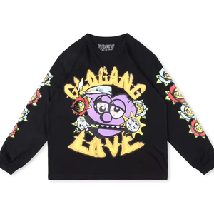 Camiseta de Diseñador de Alta Calidad al por Mayor, Camiseta Larga Estampada Unisex para Hombre - Product Image 1