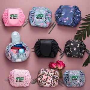 OEM Direct BSCI Certified Vietnamese Manufacturer's Wholesale Fashion <b>Cosmetic</b> <b>Bags</b> Customized Drawstring Polyester Fabric <b>Case</b> - Product Image 5