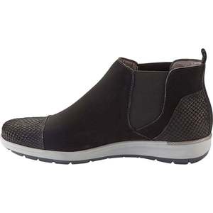 Stivaletti da Donna Osmond Neri con Punta Affusolata e Chiusura con Lacci, Misura 5.5, Altezza Metà Polpaccio, Traspiranti - Product Image 3