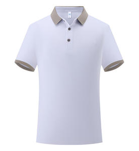 Polo à revers respirant Impression personnaliséeT-shirt Broderie Design Multicolore Blanc POLO pour hommes T-shirts polos - Product Image 2