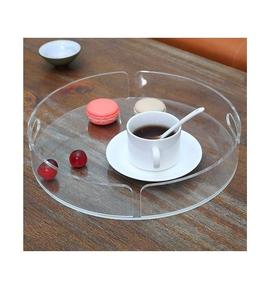 Bandeja acrílica de mármol blanco y negro con forro de diseño Vintage, bandeja acrílica de calidad superior para decoración de hotel, bandeja acrílica - Product Image 2