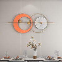 Einzigartige Moderne Geometrische Metall-Wandskulptur Mehrfarbige Kunst für Schlafzimmer Büro Wohnzimmer Küche Geburtstag Taufe Beste Geschenkidee