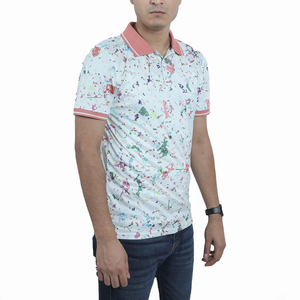 Polo Sublimado de Manga Corta para Hombre, Camisa Cómoda de Color Sólido, Ajustada, Hecha a Medida, Nuevo - Product Image 3