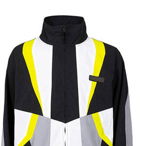 ชุดวอร์ม2ชิ้นสำหรับผู้ชายชุดวอร์มผ้าไนลอนสีล้วนน้ำหนักเบาชุดวอร์มแนวสตรีทแวร์ออกแบบได้ตามต้องการล่าสุด - Product Image 6