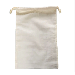 Sacs de camping en coton fins avec cordon de serrage - Geoffrey (légers et durables) - Product Image 1
