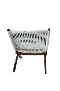 SOLOBEAT Eco-Friendly Handmade Modern Teak Wood & Synthetic Rattan <b>Lounge</b> <b>Chair</b> for <b>Outdoor</b> Living Room Apartment & Dining Use - Product Image 2