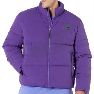 Wholesale Custom Men Winter Jacket Fashionable Puffer Jacket With Logo OEM Thick Oversized Bomber <b>Padded</b> <b>Coat</b> For Men - Product Image 1