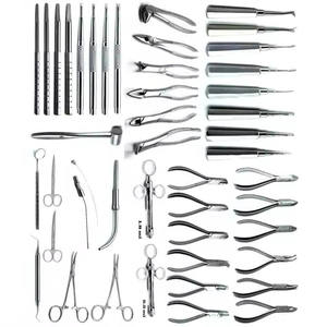45 pièces d'ascenseurs d'extraction dentaire pince à ciseaux pince ensemble d'outils chirurgicaux Instruments chirurgicaux dentaires en acier inoxydable - Product Image 6