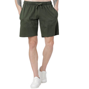 <b>Men's</b> Casual Wear <b>Shorts</b> Lightweight Cotton Customized Latest Design Solid <b>Pattern</b> Plain Dyed Wholesale - Product Image 1