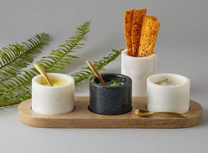 Sucrier classique en bois de forme ronde et récipient Décoration de cuisine de qualité supérieure Fournitures de pot à sucre et à sel - Product Image 6