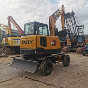 Excavatrice sur roues SANY SY65W G4 de 6,5 tonnes, mouvement flexible, idéale pour la rénovation des routes urbaines - Product Image 5