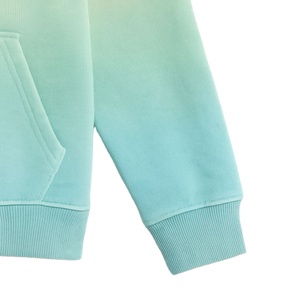 Sudadera con capucha unisex Vintage lavada de algodón puro pesado personalizada Sudadera con capucha estampada de cera informal de algodón puro para hombre - Product Image 2