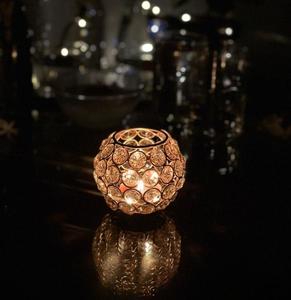 Portavelas votivo de Metal de estilo bohemio hecho a mano, decoración elegante para temas navideños rústicos modernos y el hogar - Product Image 5