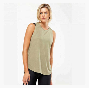 Tops cortos de doble forro para mujer, camisas básicas informales, camisetas de entrenamiento sin mangas, ropa bonita de verano de alta calidad hecha a medida - Product Image 4