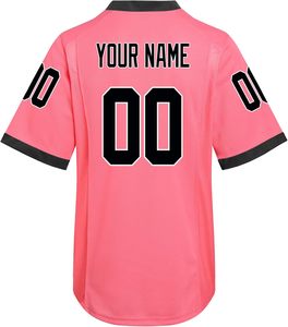 Vente en gros de maillots de football américain de style hip-hop surdimensionnés, personnalisés, sublimés, imprimés par numéros, respirants, vêtements de sport grande taille - Product Image 4