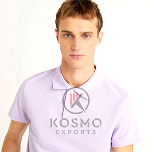 Camiseta de polo informal de algodón de alta calidad para hombre, camiseta de manga corta al por mayor con logotipo personalizado, camisetas de Golf de talla grande antiarrugas - Product Image 6