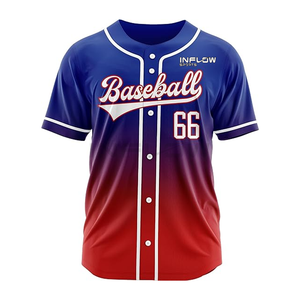 Camisetas de Béisbol y Sóftbol Americanas Personalizadas Baratas, Uniformes Transpirables en 3D de Talla Grande, Conjuntos de Uniformes Personalizados en Blanco Baratos al por Mayor - Product Image 6