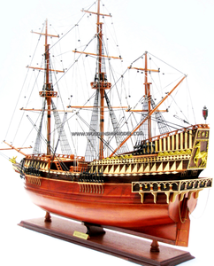 GALLEON GOLDENS-modelo de barco de madera, modelo de barco de artesanía - Product Image 4