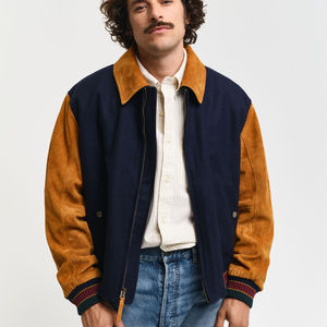 Chaquetas universitarias de talla grande para hombre, chaquetas universitarias al por mayor, chaquetas universitarias con logotipo personalizado, chaqueta universitaria Letterman para hombre 2025 - Product Image 2