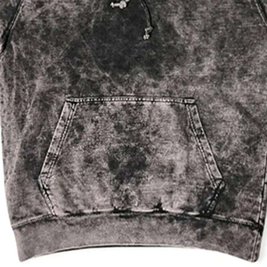 ODM Fabrication Logo Personnalisé Sweats À Capuche Lavage À L'acide Sweats À Capuche Pour Hommes Délavage À L'acide Sweat À Capuche Pour Hommes - Product Image 3