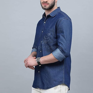 Camisas vaqueras para hombre al por mayor, camisas vaqueras para hombre de talla adulta, camisas vaqueras para hombre ligeras - Product Image 4