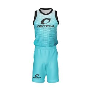 Uniformes de basket-ball en maille respirante 100% polyester de style américain en gros personnalisés, qualité supérieure, séchage rapide - Product Image 1