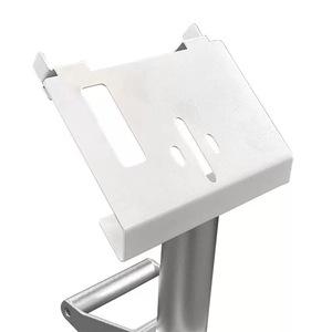 Carro para equipos médicos (Compatible con <span class=keywords><strong>Airpro</strong></span> 6000 + Base de fundición a presión de aleación de aluminio + Cesta de alambre de hierro con asa) - Product Image 5