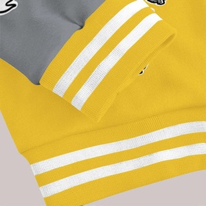 Chaqueta Varsity Premium OEM de Mezcla de Lana con Cuello Alto y Parche de Chenilla con Logotipo Personalizado para Equipos y Marcas - Pedido al por Mayor - Product Image 6