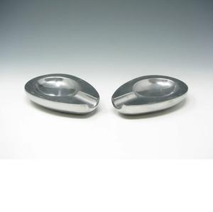 Cendrier à cigares de forme et de taille personnalisées en métal enduit noir classique pour une utilisation de bureau - Product Image 4