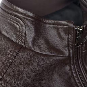 Style d'hiver pour hommes de haute qualité 100% vestes en cuir nouvelle taille XL à la mode avec veste en tissu de toile à bas prix pour hommes - Product Image 5