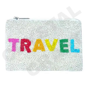 Monedero con cuentas de semillas personalizado con diseño multicolor, hermoso monedero con características de accesorios de moda - Product Image 5