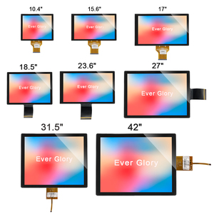 Custom 10.4&quot; 15.6&quot; 17&quot; 18.5&quot; 23.6&quot; 27&quot; 31.5&quot; 42&quot; Front Ip65 Waterproof Capacitive Pcap Lvds Mipi Usb Touch <strong>Screen</strong> <strong>Lcd</strong> <strong>Display</strong> - Product Image 1