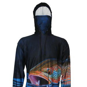 Sudadera con Capucha de Pesca de Manga Larga, Personalizada con Estampado Digital, Protección Solar UPF 50, Transpirable, de Secado Rápido, Talla Grande, Ligera, Reciclada - Product Image 2